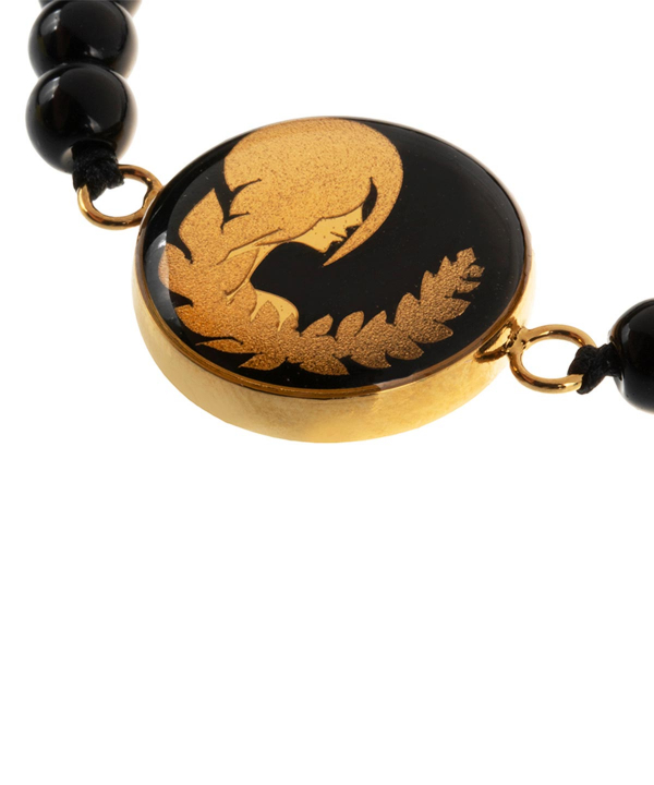 دستبند زنانه سام نورزاده Noorzadeh Gold Art طرح ماه شهریور کد 28