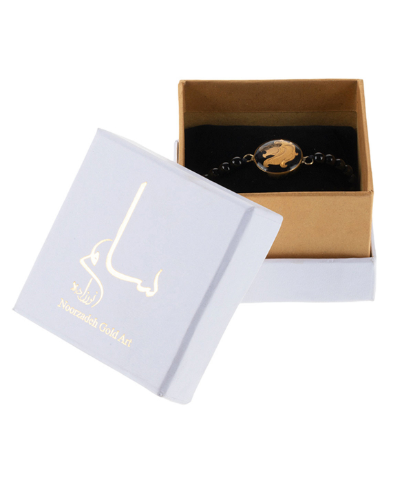 دستبند زنانه سام نورزاده Noorzadeh Gold Art طرح ماه مرداد کد 32