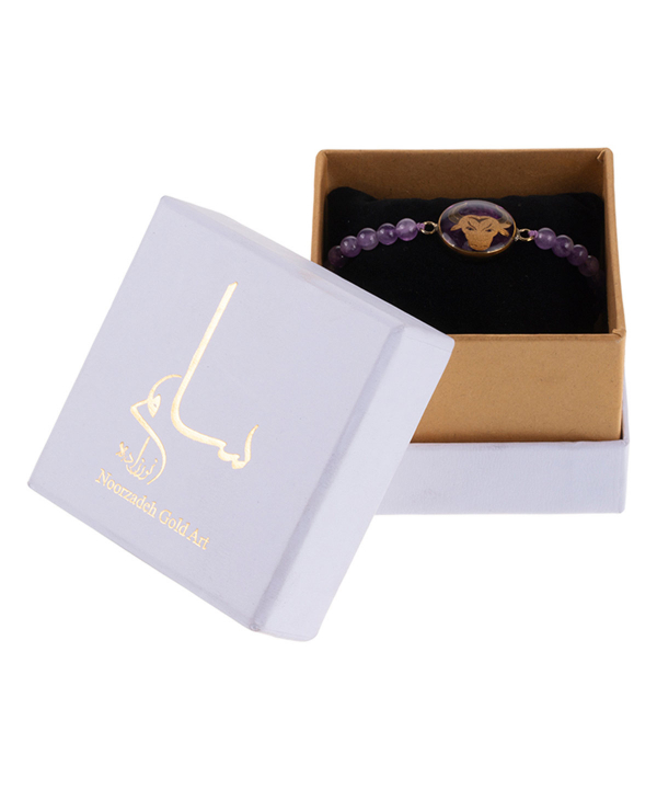 دستبند زنانه سام نورزاده Noorzadeh Gold Art طرح ماه اردیبهشت کد 35