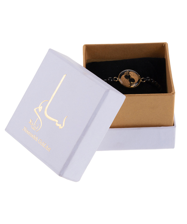 دستبند زنانه سام نورزاده Noorzadeh Gold Art طرح ماه اسفند کد 36