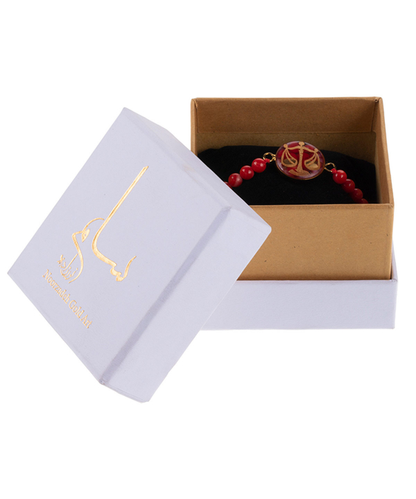 دستبند زنانه سام نورزاده Noorzadeh Gold Art طرح ماه مهر کد 43