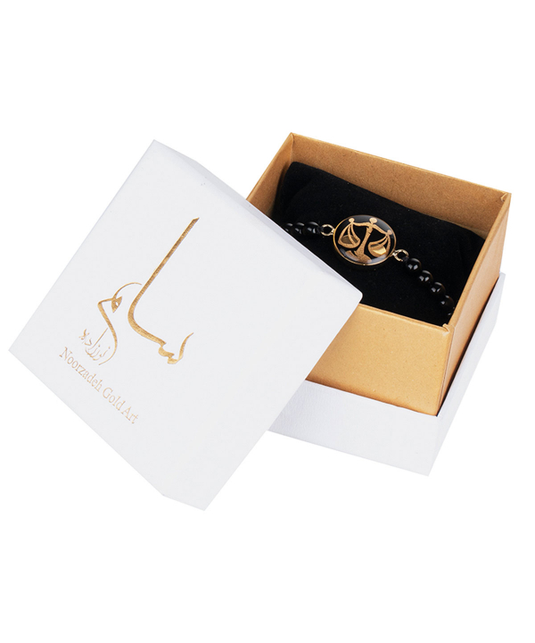 دستبند زنانه سام نورزاده Noorzadeh Gold Art طرح ماه مهر کد 46