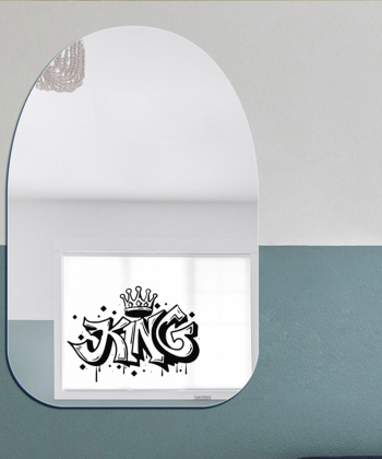 آینه دکوراتیو طرح King سایان هوم Cyan home