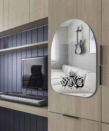 آینه دکوراتیو طرح King سایان هوم Cyan home