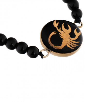 دستبند سام نورزاده Noorzadeh Gold Art طرح ماه آبان کد 73