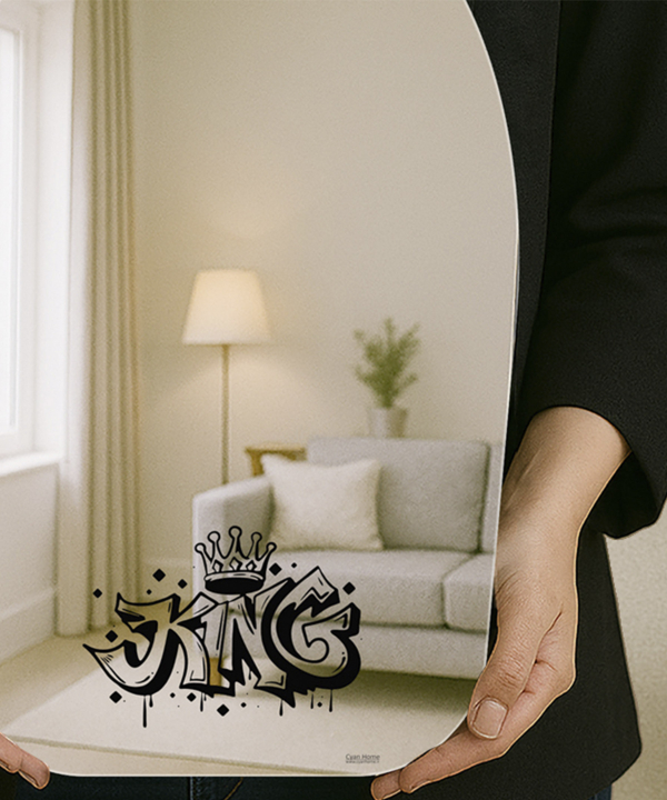 آینه دکوراتیو طرح King سایان هوم Cyan home