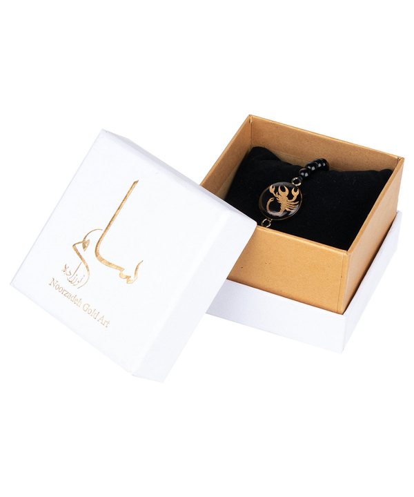 دستبند زنانه سام نورزاده Noorzadeh Gold Art طرح ماه آبان کد 73