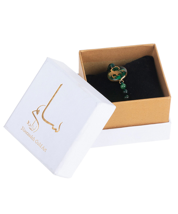 دستبند زنانه سام نورزاده Noorzadeh Gold Art طرح ماه آبان کد 74