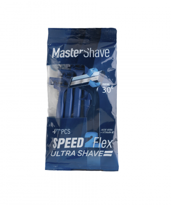 تیغ دولبه speed مستر شیو Master Shave مدل پلی بگ بسته 4 عددی
