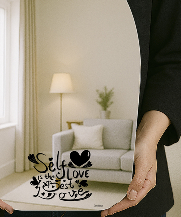 آینه دکوراتیو طرح Self Love سایان هوم Cyan home