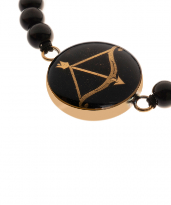 دستبند سام نورزاده Noorzadeh Gold Art طرح ماه آذر کد 81