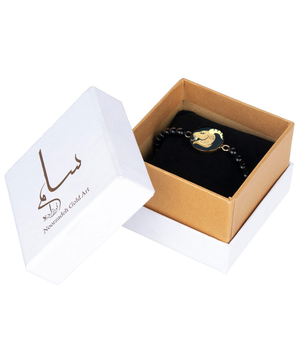 دستبند زنانه سام نورزاده Noorzadeh Gold Art طرح ماه دی کد 85