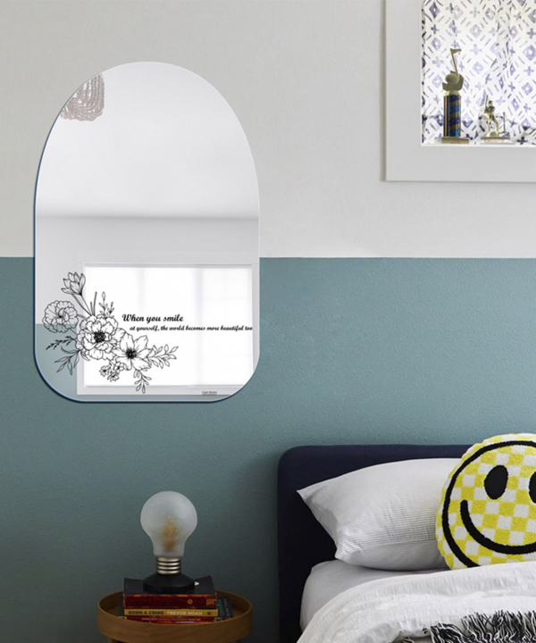 آینه دکوراتیو طرح When You Smile سایان هوم Cyan home