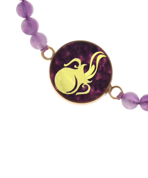دستبند زنانه سام نورزاده Noorzadeh Gold Art طرح ماه بهمن کد 91