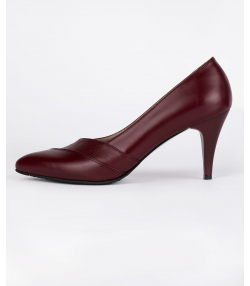 کفش پاشنه بلند زنانه چرم طبیعی چرم مشهد Mashad Leather مدل J2379