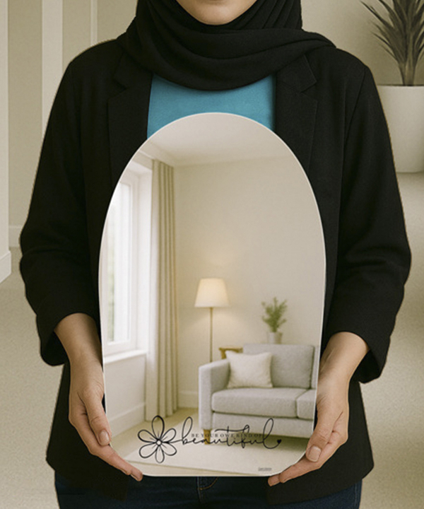 آینه دکوراتیو طرح Be Your Own سایان هوم Cyan home