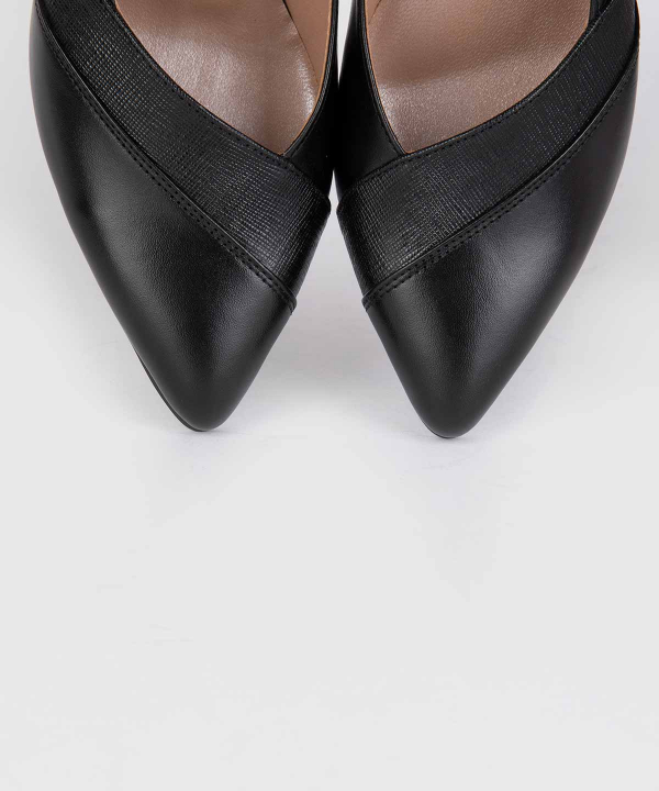 کفش زنانه پاشنه‌بلند چرم مشهد Mashad Leather مدل J2379