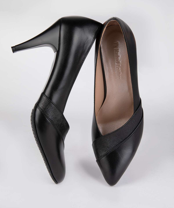 کفش زنانه پاشنه‌بلند چرم مشهد Mashad Leather مدل J2379