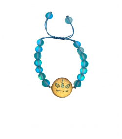 دستبند زنانه سام نورزاده Noorzadeh Gold Art طرح یونیکورن کد 158