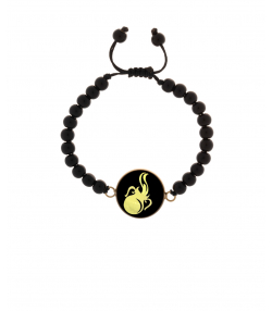 دستبند سام نورزاده Noorzadeh Gold Art طرح ماه بهمن کد 92