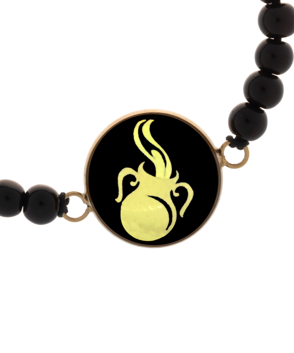 دستبند زنانه سام نورزاده Noorzadeh Gold Art طرح ماه بهمن کد 92