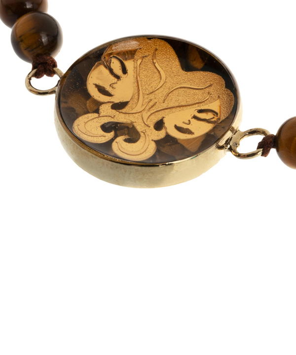 دستبند زنانه سام نورزاده Noorzadeh Gold Art طرح ماه خرداد کد 131