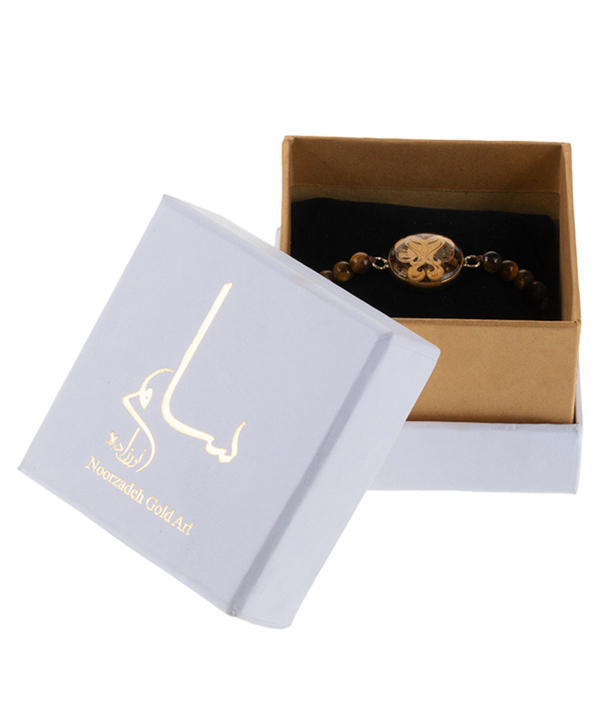 دستبند زنانه سام نورزاده Noorzadeh Gold Art طرح ماه خرداد کد 131
