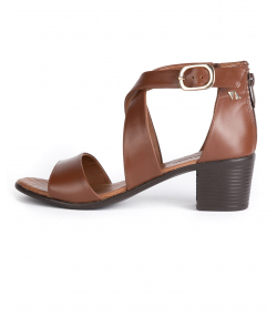 صندل زنانه چرم طبیعی چرم مشهد Mashad Leather مدل J2377-001