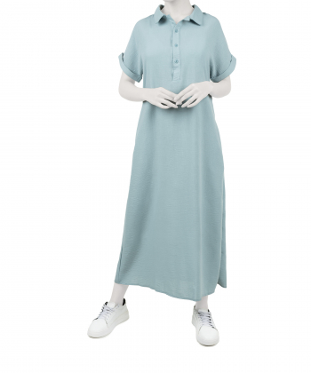 پیراهن لینن زنانه آر ان اس مدل 11082405