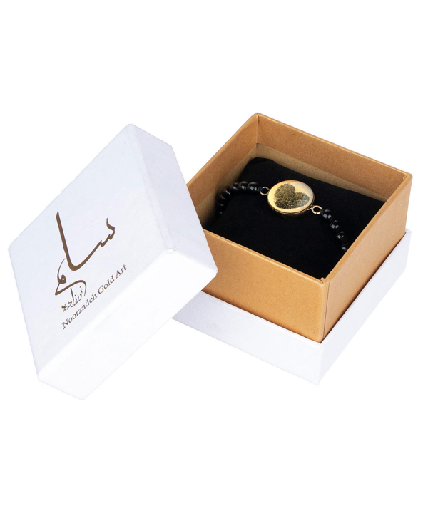 دستبند زنانه سام نورزاده Noorzadeh Gold Art طرح قلب اثر انگشتی کد 165