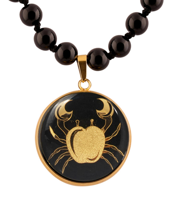 گردنبند سام نورزاده Noorzadeh Gold Art طرح گره‌ای ماه تیر
