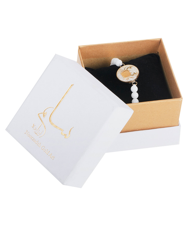 دستبند زنانه سام نورزاده Noorzadeh Gold Art طرح ماه تیر کد 141