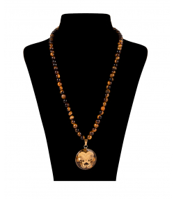 گردنبند سام نورزاده Noorzadeh Gold Art طرح ماه خرداد کد 134
