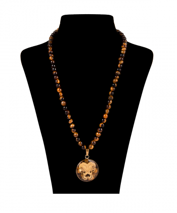 گردنبند سام نورزاده Noorzadeh Gold Art طرح ماه خرداد کد 134