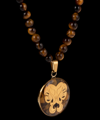 گردنبند سام نورزاده Noorzadeh Gold Art طرح ماه خرداد کد 134