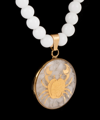 گردنبند سام نورزاده Noorzadeh Gold Art طرح ماه تیر کد 136