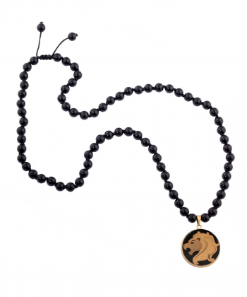 گردنبند سام نورزاده Noorzadeh Gold Art طرح ماه مرداد کد 311