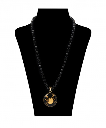 گردنبند سام نورزاده Noorzadeh Gold Art طرح ماه تیر کد 135