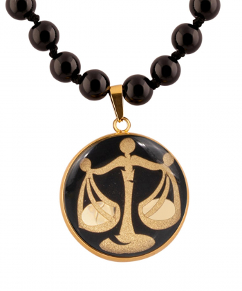 گردنبند سام نورزاده Noorzadeh Gold Art طرح ماه مهر کد 451