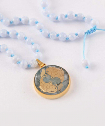 گردنبند سام نورزاده Noorzadeh Gold Art طرح ماه اسفند کد 1041