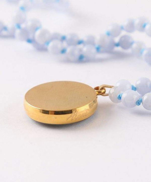 گردنبند سام نورزاده Noorzadeh Gold Art طرح ماه اسفند کد 1041