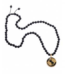 گردنبند سام نورزاده Noorzadeh Gold Art طرح ماه اسفند کد 1051
