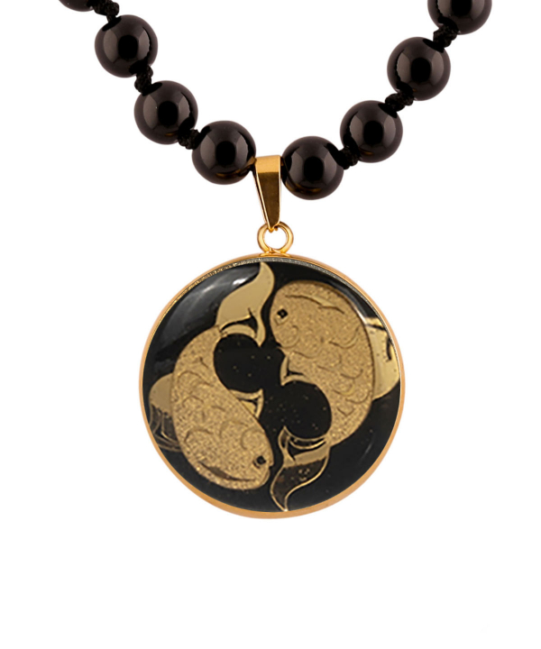 گردنبند سام نورزاده Noorzadeh Gold Art طرح ماه اسفند کد 1051