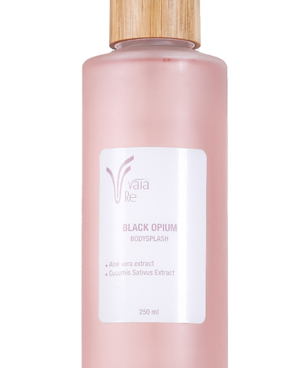 بادی اسپلش زنانه روالا کوئین Revala مدل Black Opium حجم 250 میلی لیتر