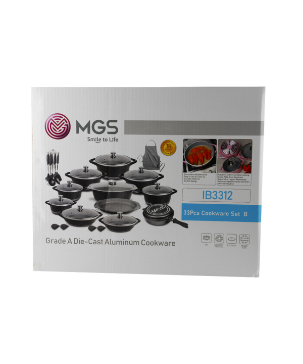 سرویس قابلمه 33 پارچه گرانیت  ام جی اس MGS طرح ایتالیا B