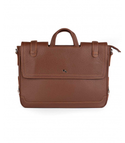 کیف اداری مردانه چرم طبیعی چرم مشهد Mashad Leather مدل A0121