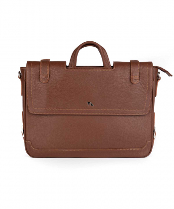 کیف اداری مردانه چرم طبیعی چرم مشهد Mashad Leather مدل A0121