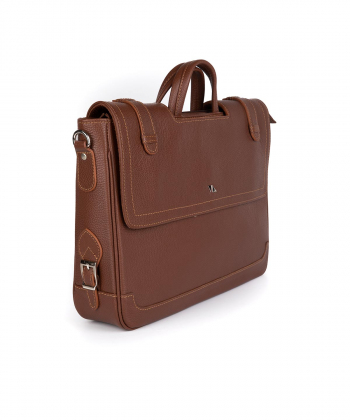 کیف اداری مردانه چرم طبیعی چرم مشهد Mashad Leather مدل A0121