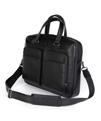 کیف اداری مردانه چرم طبیعی چرم مشهد Mashad Leather مدل A0583-064