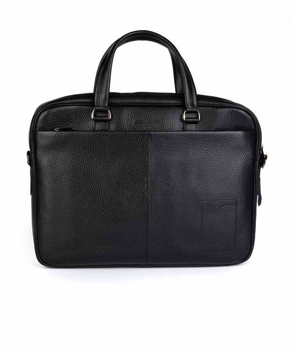 کیف اداری سرمه‌ای مردانه چرم مشهد Mashhad Leather مدل A0583-064